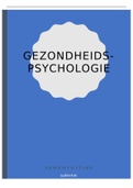 Samenvatting gezondheidspsychologie
