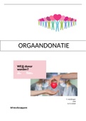 Klein werkstuk orgaandonatie - Levensbeschouwing 3VWO (7,2)