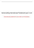 Samenvatting Internationaal Publiekrecht jaar 2 UvA, samenvatting internationaal publiekrecht	