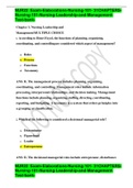 NUR22  Exam-Elaborations-Nursing-101- 31CHAPTERS-Nursing-101-Nursing-Leadership-and-Management-Test-bank-