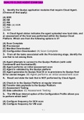 QUALYS CLOUD AGENT EXAM PREP QUESTIONS AND ANSWERS GRADED A&plus;