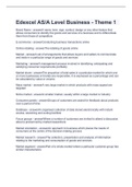 Edexcel AS&sol;A Level Business - Theme 1 with complete solution