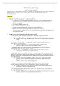 NR442 Community Health Nursing  Exam 3 Overview & Outline