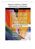 Medical-Surgical Nursing Ignatavicius Medical-Surgical Nursing - 10th Edition (QUESTIONS & ANSWERS) TEST BANK 2023