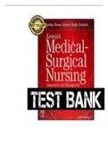 LEWIS'S MEDICAL SURGICAL NURSING TEST BANK 11TH EDITION HARDING CHAPTER 1-68 COMPLETE SOLUTIONS WITH RATIONALE 