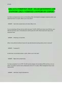 AHA ACLS WRITTEN TEST EXAM QUESTIONS AND ANSWERS &lpar;2023&rpar; &lpar;VERIFIED ANSWERS BY EXPERT&rpar;