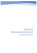 Samenvatting artikelen Neuro- en Revalidatiepsychologie