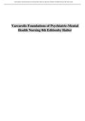 Varcarolis Foundations of Psychiatric-Mental Health Nursing 8th Edition by Halter:  9780323389679