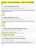 Sophia - Human Biology - Unit 4 Challenge 1&period;