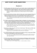 AHIP STUDY GUIDE QUESTIONS 1 &vert; P a g e Module 1