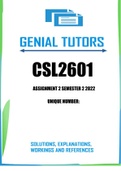 CSL2601 Assignment 2 Semester 2 2023