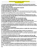 Learning system 3.0 maternal newborn 2 Questions and Answers Rated A+