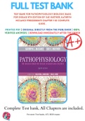 Test Bank For Pathophysiology Biologic Basis for Disease 8th Edition By Sue Huether&comma; Kathryn McCance 9780323583473 Chapter 1-50 Complete Guide &period;