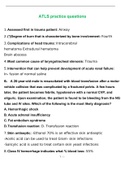 ATLS Test 1 Latest With Complete Solution