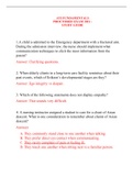 ATI FUNDAMENTALS PROCTORED EXAM 2021 -STUDY GUIDE 