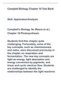 Campbell Biology Chapter 10 Test Bank 