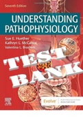 UNDERSTANDING PATHOPHYSIOLOGY 7TH Edition by HUETHER. All Chapters 1-44. MCQ and Explantions in 326 Pages. TEST BANK