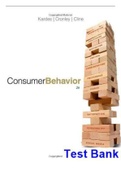 Test BANK for Consumer Behavior, 2nd Edition, Frank Kardes, Maria Cronley, Thomas Cline. (Complete Download) All Chapters 1- 19. 
