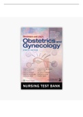 TEST BANK  for Beckmann and Ling’s Obstetrics and Gynecology 8th Edition Casanova. (Complete Download). All Chapters 1- 50 
