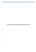 ATI MEDSURG PROCTORED STUDYGUIDE&period;
