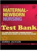 TEST BANK for Olds Maternal-Newborn Nursing & Womens Health Across the Lifespan, 10th Edition. All Chapters 1-37, Qand A and Explanations in 1254 Pages. (Complete Download)