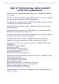 TNCC 8th EDITION EXAM WITH CORRECT QUESTIONS &ANSWERS