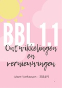 BBL-opdracht 1.1 : ontwikkelingen en vernieuwingen