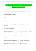 Bar Exam&comma; Real Property With Complete Solution Graded A&plus;