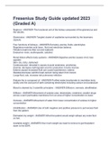 Fresenius Study Guide/Exam Bundle (Graded A) Updated 2023