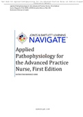 Applied Pathophysiology for the Advanced Practice Nurse, First EditionLucie Dlugasch, Lachel StoryChapter 1 Assessment Quiz to chapter 14 Assessment Quiz STUDY BUNDLE (COMPLETE PACKAGE)| Verified Answer 2022 /2023