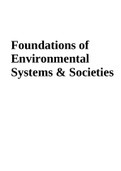 IB ESS Foundations of Environmental Systems & Societies