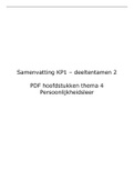 Klinische psychologie 1: Nederlandse samenvatting van de 3 Engelse PDF hoofdstukken voor deeltentamen 2v