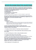 NCLEX PN EXAM QUIZBANK PRACTICE QUSTIONS AND ANSWERS NEW UPDATED AND LATEST ACTUAL COMPLETE GUIDE SOLUTION &lpar;202&sol;2023&rpar; SERIES&period;