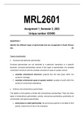 MRL2601 Assignment 1 Semester 1 2023