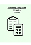Grade 12 Accounting Study Guide 