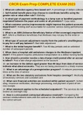 HFMA CRCR FINAL EXAM &sol; QUESTIONS AND VERIFIED ANSWERS 2023&sol;2024 &sol; ALL CORRECT&period;  2 Exam &lpar;elaborations&rpar; CRCR CERTIFICATION EXAM 140&plus; QUESTIONS AND VERIFIED ANSWERS 2023 GRADED A&plus;&period;  3 Exam &lpar;elaborations&rpar; CRCR Exam Prep COMPLETE 2023GRADED A&plus; 140&plus; QUESTIONS A