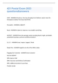 421 Postal Exam 2023 with 100&percnt; correct answers