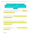 The Bits and Bytes of Computer Networking Week 6&colon; Troubleshooting and the Future of Networking Already Passed