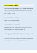 UARK BLAW Exam 3  &vert; Questions with 100&percnt; Correct Answers &vert; Verified &vert; Latest Update &vert; 44 Pages