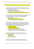 HESI Exit Exam V2 Questions with Correct Answers