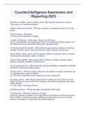 Counterintelligence Awareness and Reporting 2023