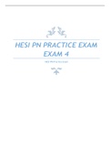 HESI PN Practice Exam 4 Verified 2023