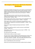 Skin Integrity & Wound Care 108 Practice Questions and Answers 