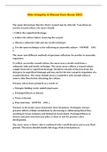 Skin Integrity & Wound Care Exam 2023