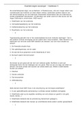 Examenvragen Hoofdstuk 5 De Samenleving / Sociologie - 1ste jaar Sociaal Werk
