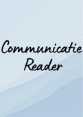 Communicatie reader samenvatting