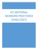 ATI Maternal Newborn Proctored Exam 2021/2022.