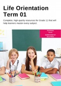 Life Orientation Grade 11 Term 1 (Focus textbook)