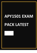 APY1501 EXAM PACK LATEST 2021.