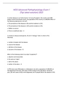 HESI Advanced Pathophysiology Exam 1 &lpar;Top latest solution&rpar; 2023